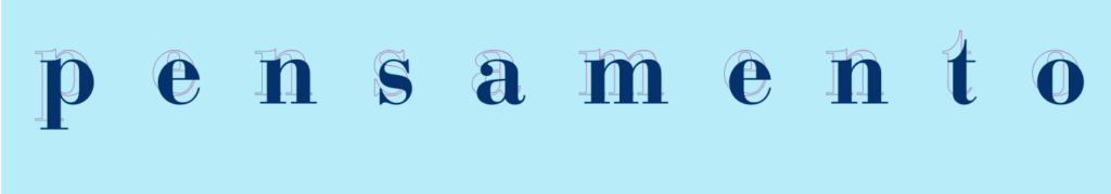 PENSAMENTO palavra